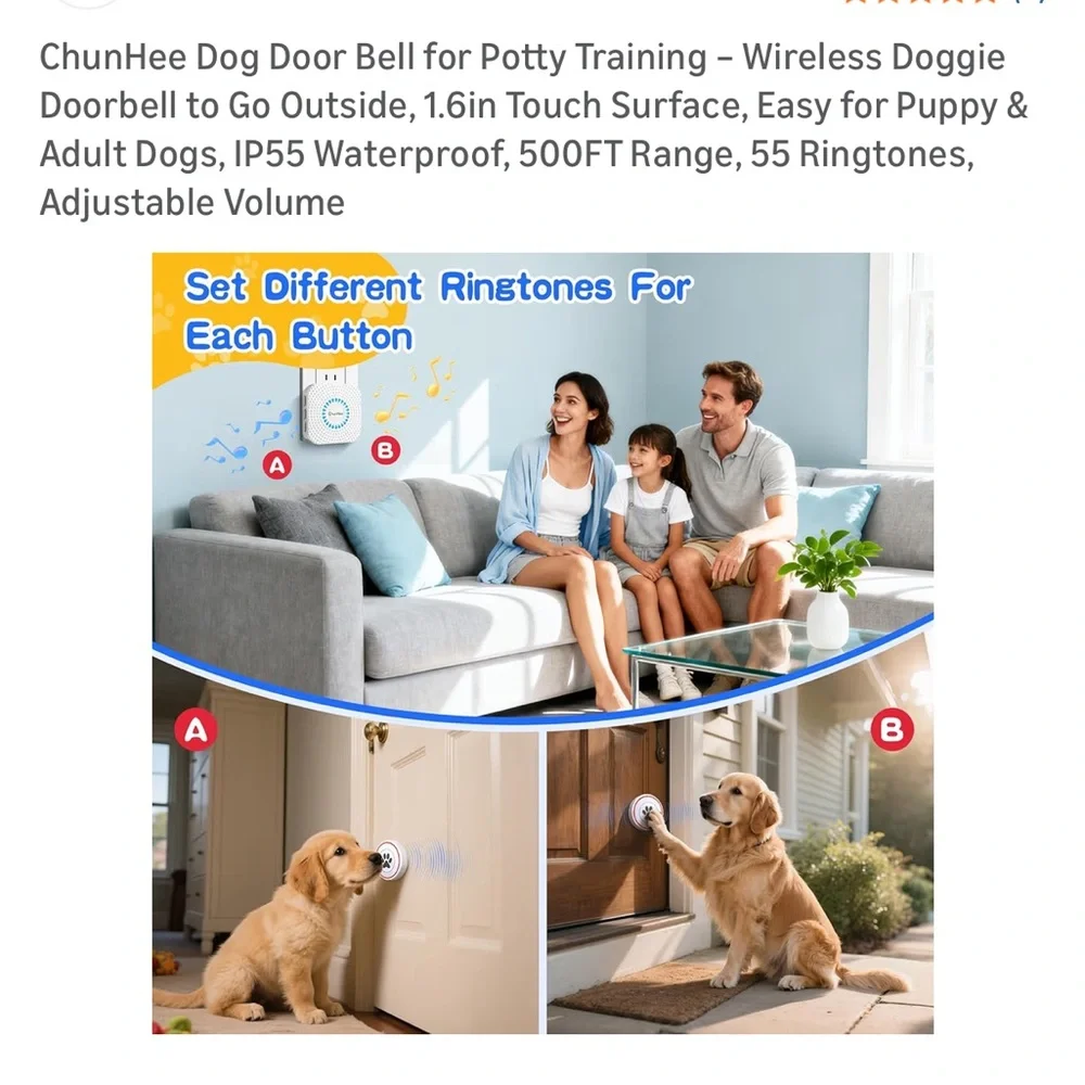 Dog doorbell
